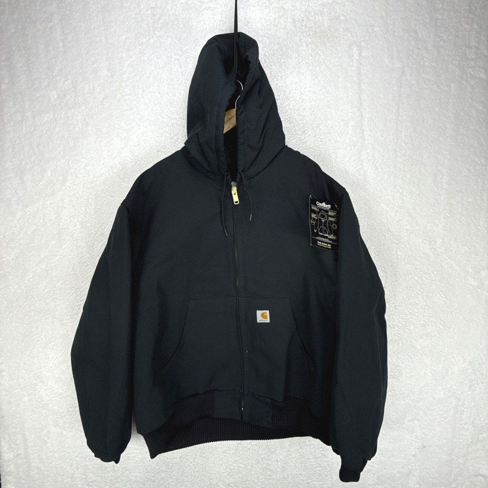 Carhartt Active Jacket Quilt Lined Mens 2XL J140 BLK‎ Black NOS NWT
